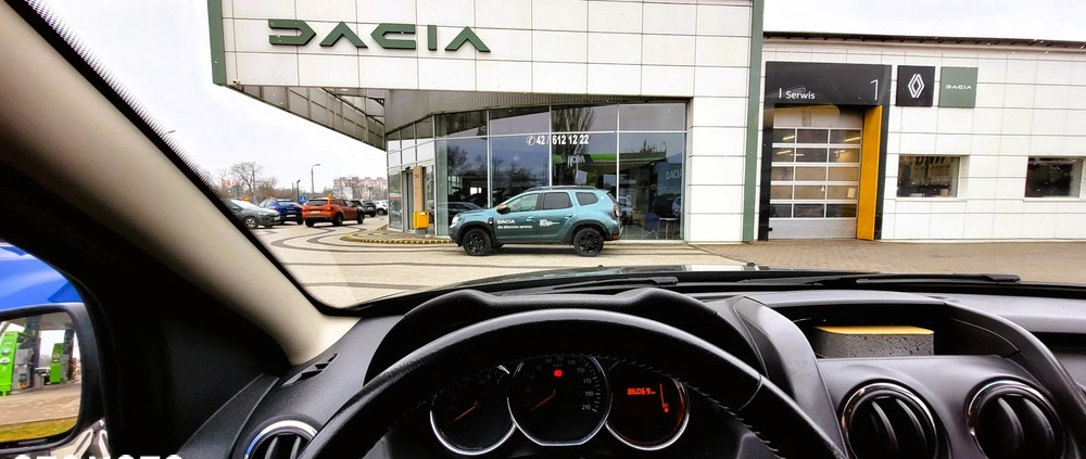 Dacia Duster cena 45500 przebieg: 86000, rok produkcji 2016 z Łódź małe 46
